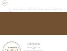 Tablet Screenshot of fundacionquiltro.org